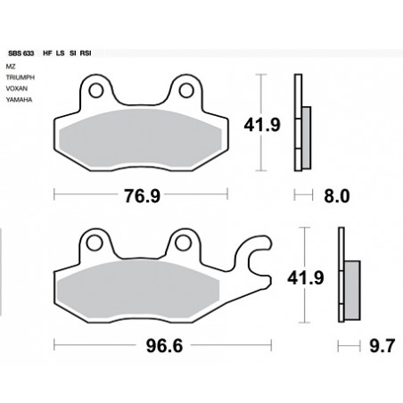 Pastiglia Freno Road HF | Ceramic Standard