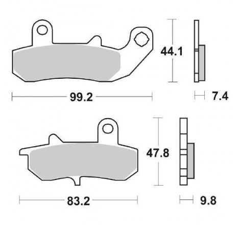 Pastiglia Freno Road HF | Ceramic Standard