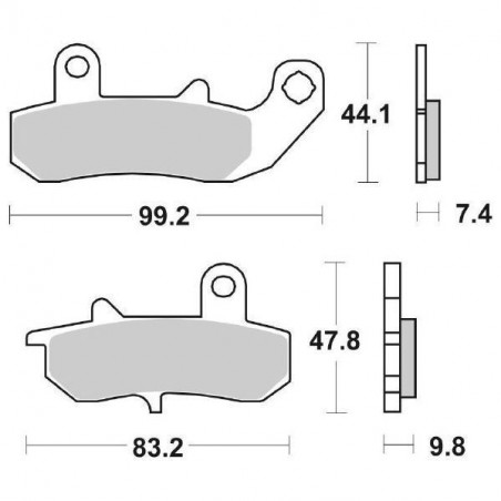 Pastiglia Freno Road HF | Ceramic Standard