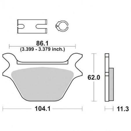 Pastiglia Freno Road HF | Ceramic Standard