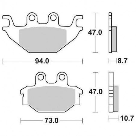 Pastiglia Freno Road HF | Ceramic Standard