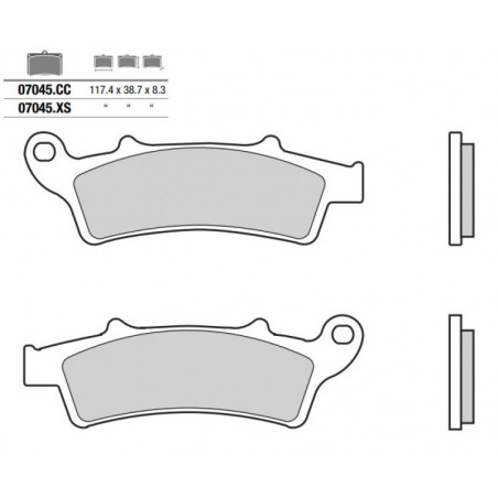 Pastiglia freno Scooter XS | Sinterizzata