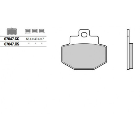 Pastiglia freno Scooter | Organica Carbon Ceramica