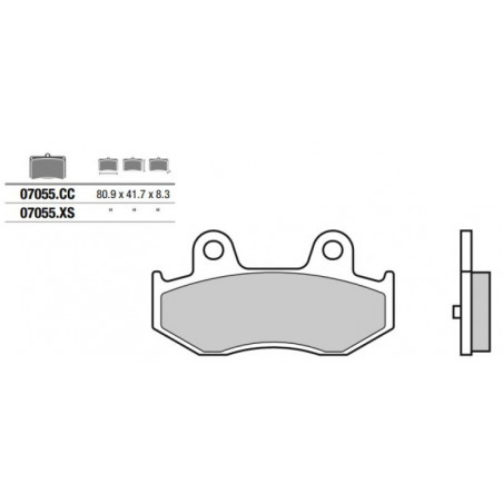 Pastiglia freno Scooter XS | Sinterizzata