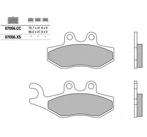 Pastiglia freno Scooter XS | Sinterizzata