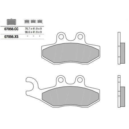 Pastiglia freno Scooter XS | Sinterizzata