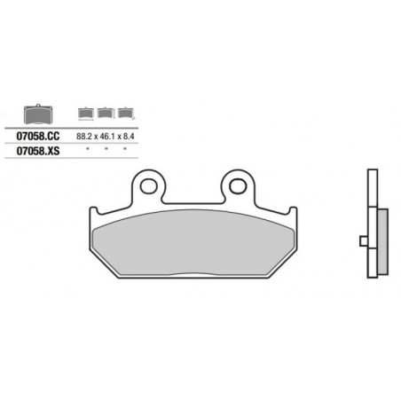 Pastiglia freno Scooter XS | Sinterizzata