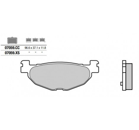 Pastiglia freno Scooter XS | Sinterizzata