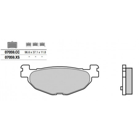 Pastiglia freno Scooter XS | Sinterizzata