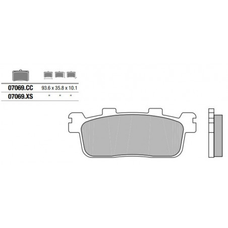 Pastiglia freno Scooter XS | Sinterizzata
