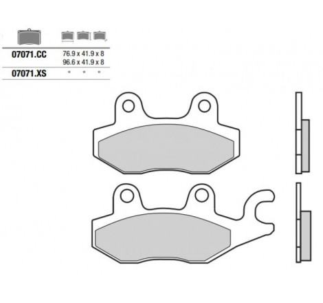 Pastiglia freno Scooter XS...