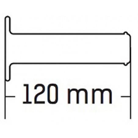 Coppia manopole in gomma nero