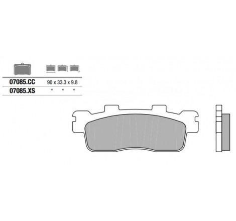 Pastiglia freno Scooter CC...