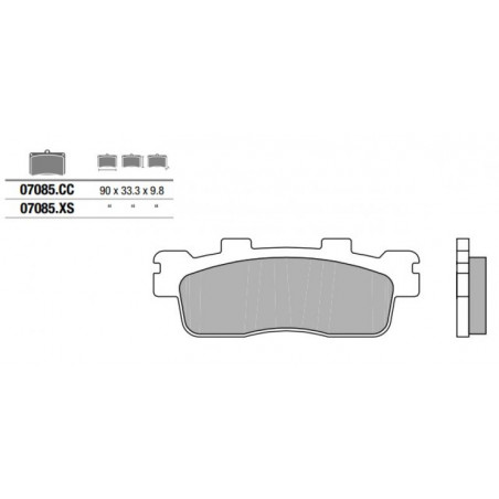Pastiglia freno Scooter XS | Sinterizzata