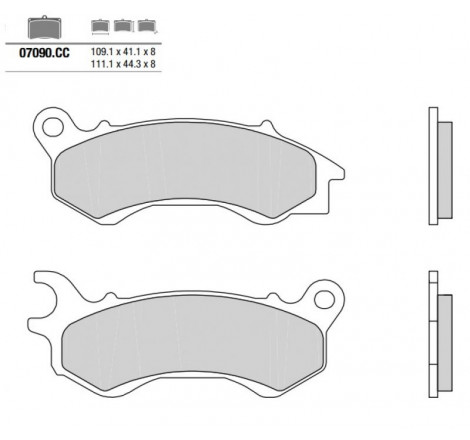 Pastiglia freno Scooter | Organica Carbon Ceramica