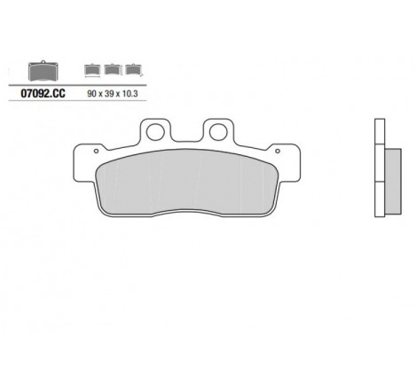 Pastiglia freno Scooter | Organica Carbon Ceramica