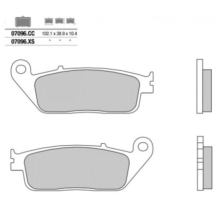 Pastiglia freno Scooter XS | Sinterizzata