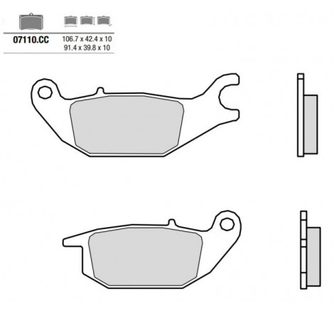 Pastiglia freno Scooter CC...