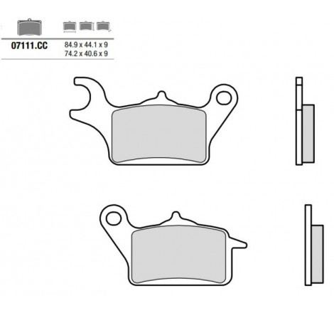 Pastiglia freno Scooter CC...