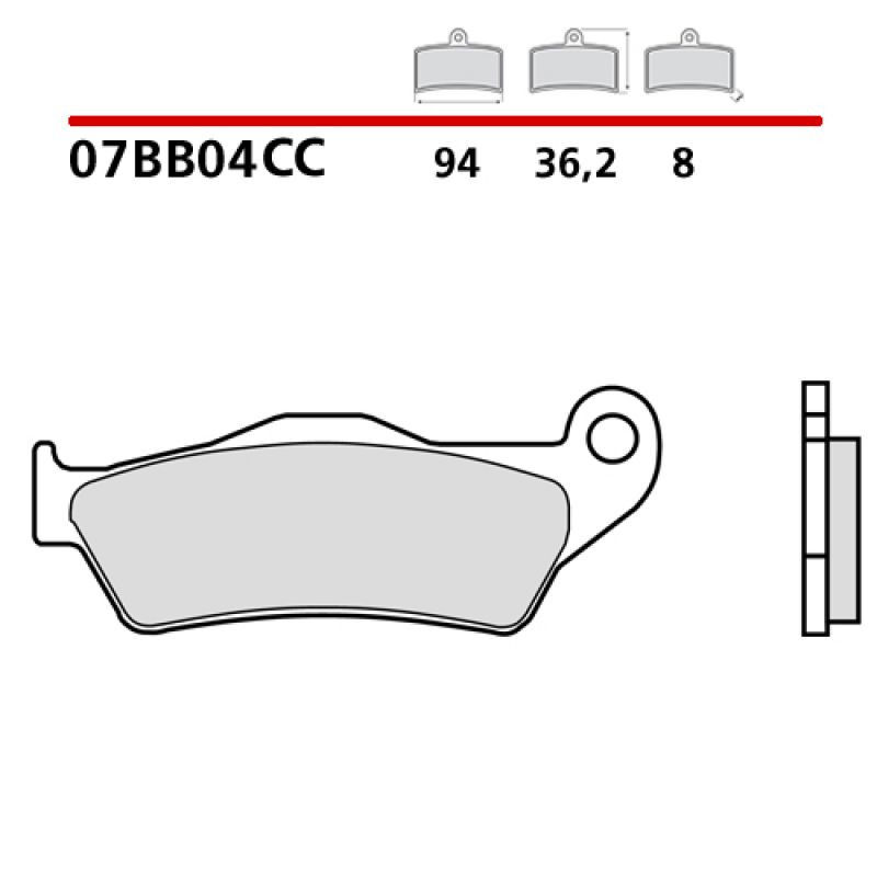 07BB04CC_BREMBO_.jpg Pastiglie brembo cc 07bb04cc