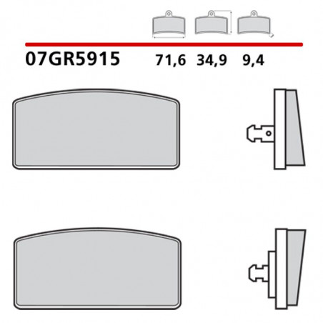 07GR5915_BREMBO_.jpg Pastiglie brembo genuine 07gr5915