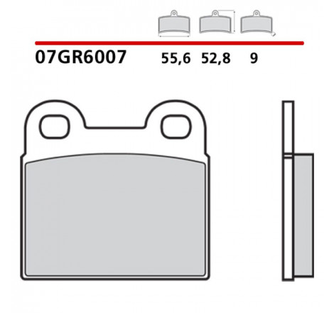 07GR6007_BREMBO_.jpg Pastiglie brembo genuine 07gr6007