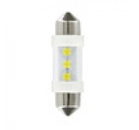 Cp.lampade sil.36mm 3led blu