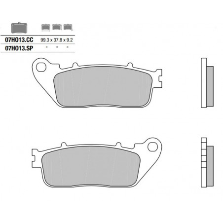 Pastiglia freno SP | Sinterizzata
