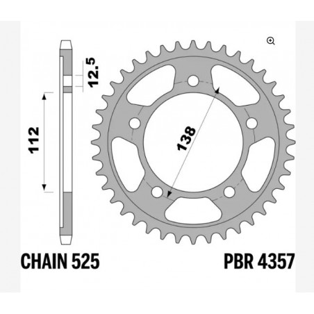 435741C45_PBR.JPG Corone honda vt750 z41 c45 c.525