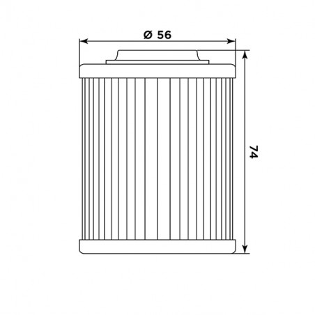 Filtro olio meiwa p5010 equivalente hf-152