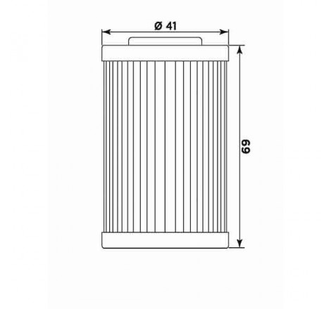 Filtro olio meiwa kt8001 equivalente hf-155