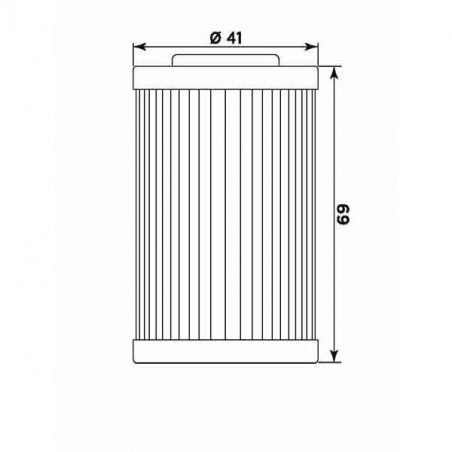 Filtro olio meiwa kt8001 equivalente hf-155