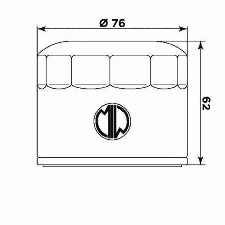 Filtro olio meiwa b9004 equivalente hf-160