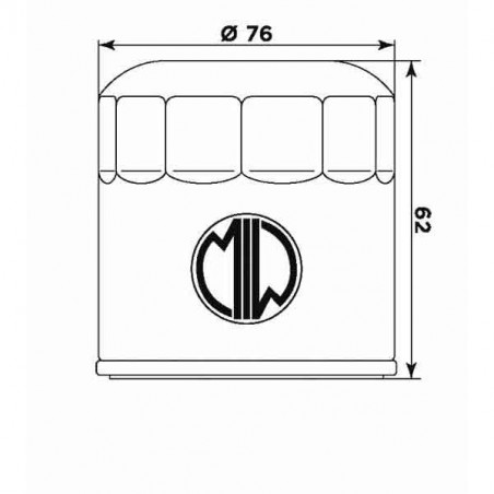 Filtro olio meiwa b9002 equivalente hf-163