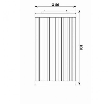 Filtro olio meiwa bu10004...