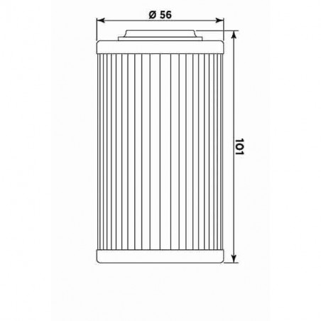 Filtro olio meiwa bu10004 equivalente hf-564