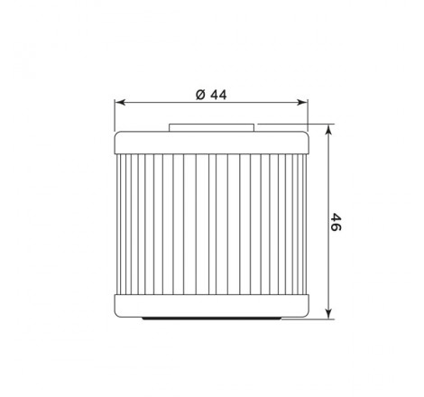 Filtro olio meiwa ky7005 equivalente hf-568