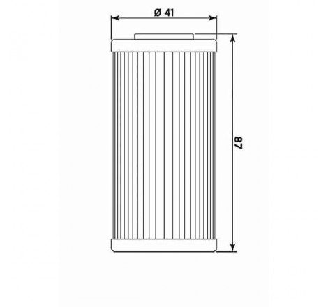 Filtro olio meiwa b9006 equivalente hf-611