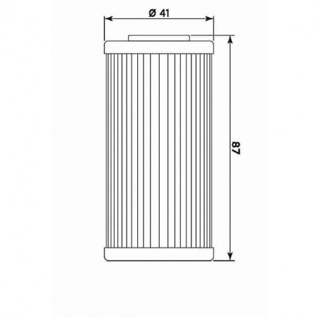 Filtro olio meiwa b9006 equivalente hf-611