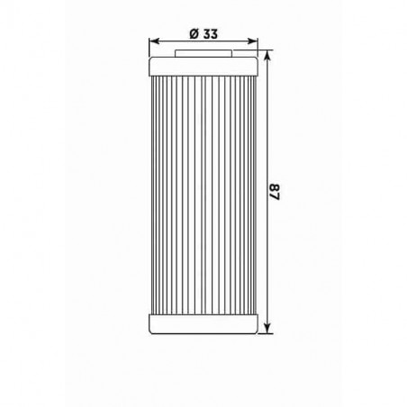 Filtro olio meiwa kt8003 equivalente hf-652